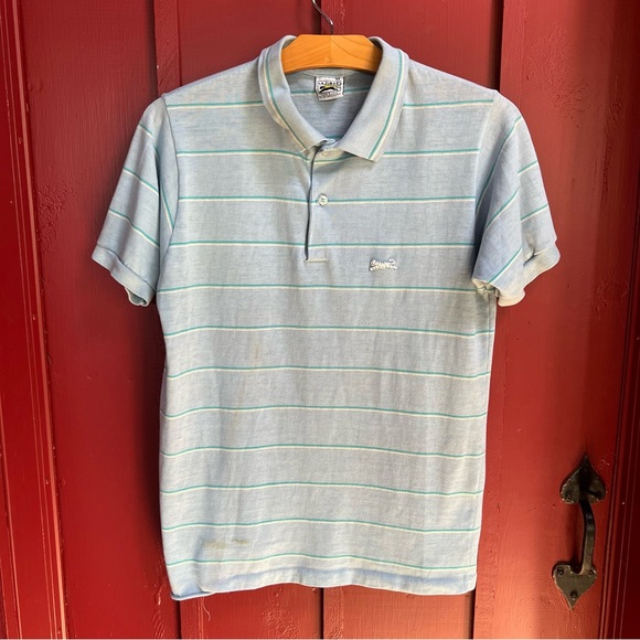 Le Tigre Tops - Le Tigre Vintage Very Old Striped Polo Shirt